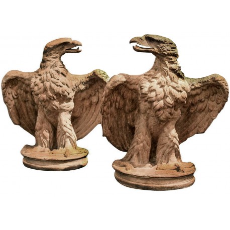 Terracotta golden eagles slopes