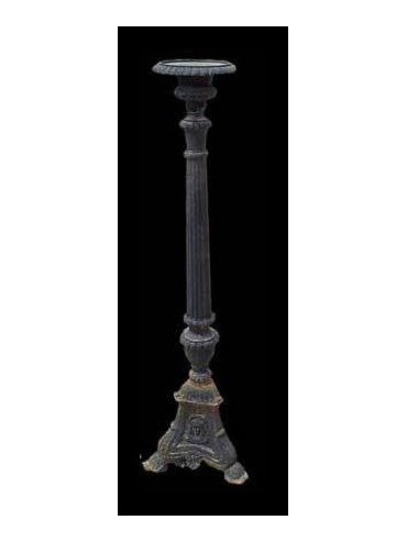 Cast iron candlestick
