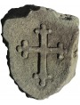 Stupendo stemma in pietra con la croce Pisana