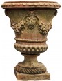 Big Medicis vase chalice terracotta