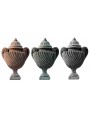 Vaso romanico a tortiglione riproduzione terracotta