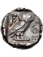 ATHENS stone roundel TETRADRAMMA 510 B.C. OWL