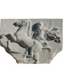 Cella del Partenone metopa gesso Atene - Alessandro Magno a cavallo