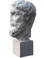 Epicuro - plaster cast head - I C. b.C. Palazzo Massimo , Roma