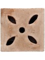 27,5x27,5 cms terracotta Vertical grate