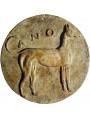 Tondo del LEVRIERO siculo - copia di una moneta Palermitana 415-410 a.C. 