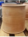 Cylinder Moroccan pottery hand made on a lathe - medium vase