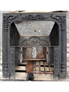 ancient Cast iron fireplace from Lucca