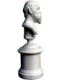 Socrate filosofo greco - piccolo busto in gesso - tanagre