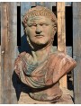 Busto di Nerone in terracotta