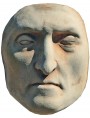 Dante Alighieri mortar mask in terracotta