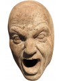 Collection of nine medieval dead masks in terracotta from Tuscany