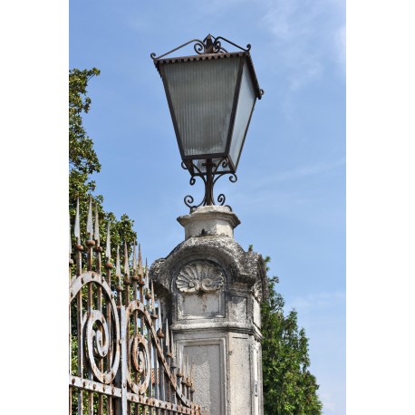 Vicenza wrought iron gate lantern
