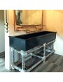 Great industrial forged iron sink