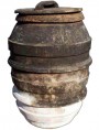 Orcio da olio senese H.110cm antico in terracotta