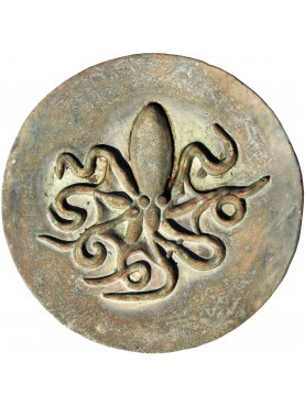 Tondo del Polipo - copia di una moneta della Magna Grecia - terracotta