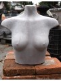 Women's torso in patinated terracotta