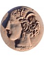 Lisimaco terracotta roundel - Alexander the great head