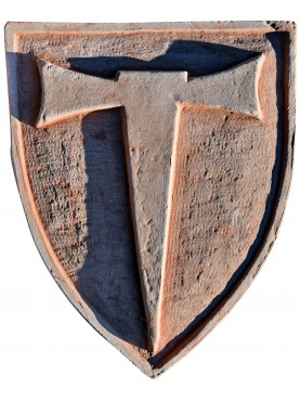 Coat of arms of TAU Riders - terracotta