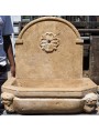 Fontanella in marmo Giallo reale - due leoni