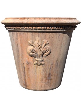 Citrus vase Ø5cms from Impruneta florence terracotta