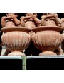 Cachepot baccellato in terracotta - coppa etrusca
