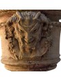 Fauns terracotta vase from Impruneta