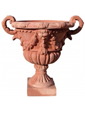 Terracotta ornamental vase Petrio (Siena)