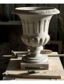 Vasi in marmo bianco di Carrara fatti a mano - calici ornamentali