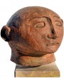 canopo etrusco riproduzione in terracotta museo archeologico Firenze