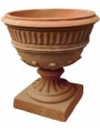 Terracotta Liberty vase Tuscan cup