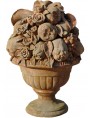 Vase of fruits terracotta Impruneta