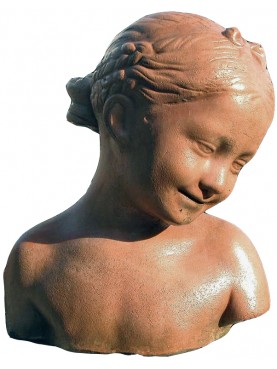 La fanciulla del Pampaloni busto terracotta Firenze