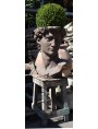 Terracotta Michelangelo's head - flowerpot