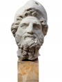 Menelao head, plaster cast, Roman copy from a Florence famouse Menelao statue