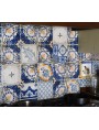 Portuguese frame azulejos majolica tile