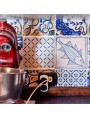 Majolica fishes tile - Avignon tiles