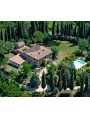 Aerial view of the B & B "At the Etruscan Garden" Chiusi (Siena)