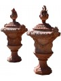 Great ornamental terracotta vase