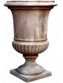 Vaso in terracotta calice vanvitelliano grande