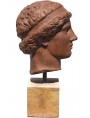 Testa in terracotta di Atena Lemnia di Fidia - copia della testa del museo di Bologna