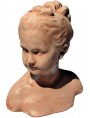 Louise Brongniart di Houdon - Piccolo busto Louvre fanciulla