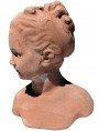 Louise Brongniart by Houdon - Child small bust from Louvre