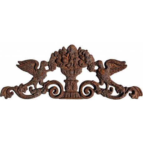 Cast iron decoration for iron doors, gates and greenhouses