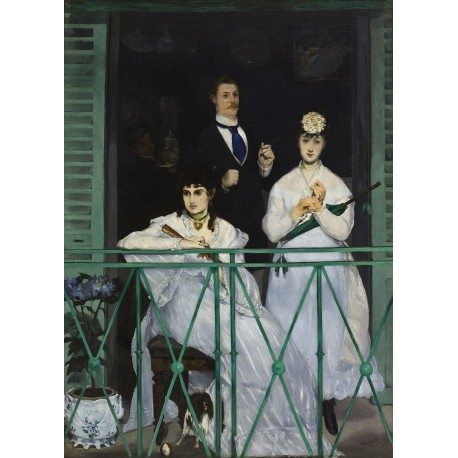 The balcony (Le balcon) is a painting by the French painter Édouard Manet. Our reproduction forged iron
