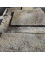 Ancient stone floor thickness very fine grey color