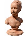 Louise Brongniart by Houdon - Child bust from Louvre