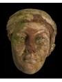 Roman female face fragment