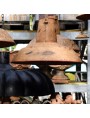Plafoniere in ferro Ø50cm smaltato lampadario in sospensione industriale ferro