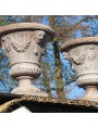 Grande vaso ornamentale mediceo in terracotta con stemma mediceo